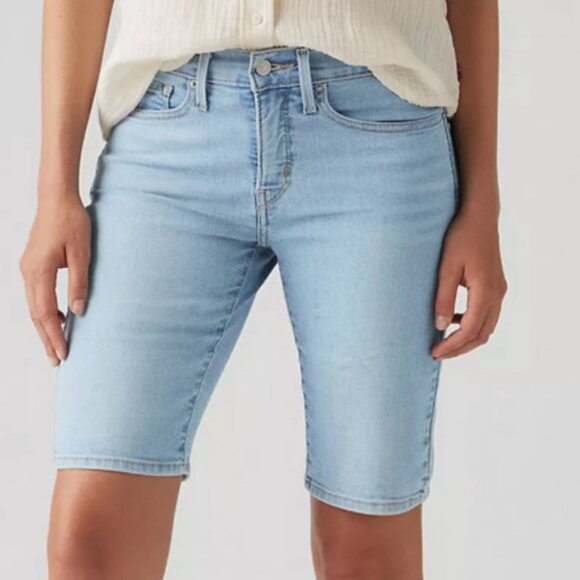 Levi's Women's Above Knee Shorts - Picture 2 of 2